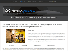 Tablet Screenshot of developpotential.com